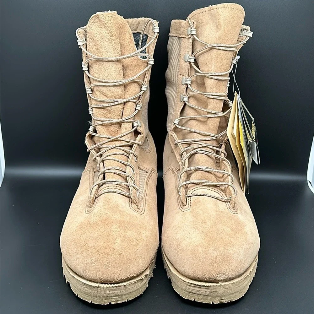 Belleville Army Combat Boots Temperate Weather Gore-Tex Tan‎ Men's Sz 16 XXW